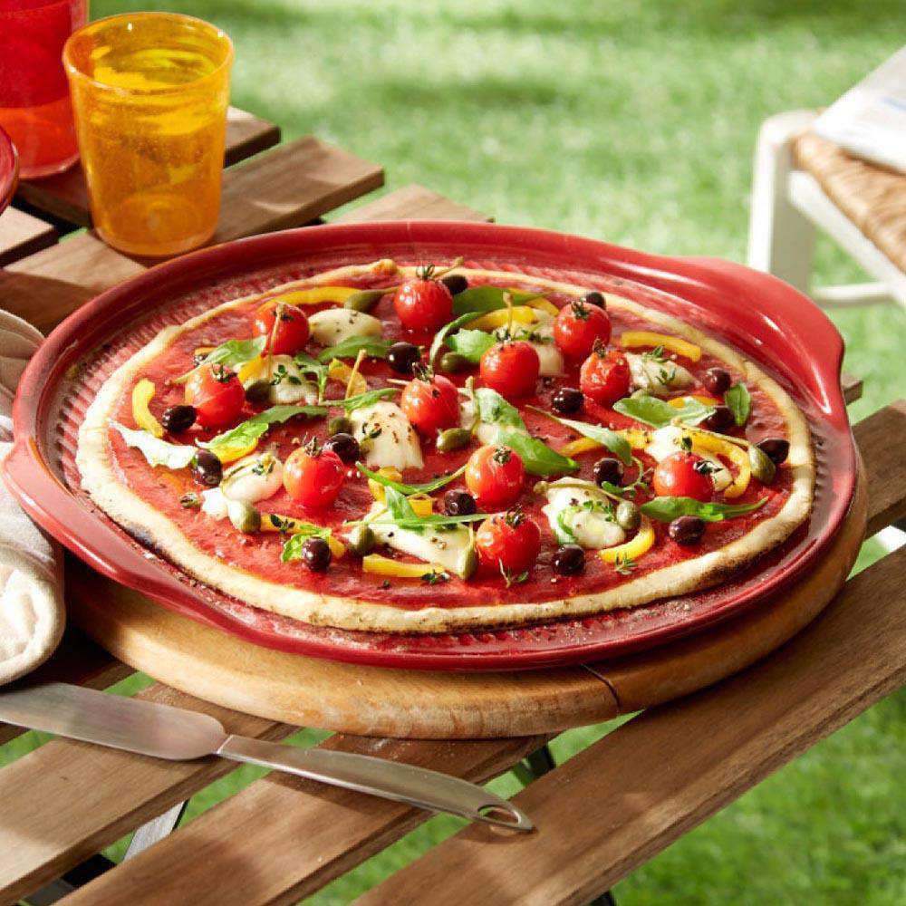 Emile Henry Pizza Stone Ribbed