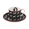 English Ladies Disney 101 Dalmatians Cruella Cup & Saucer
