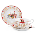 English Ladies Disney Alice in Wonderland Queen of Hearts Tea Set