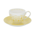 English Ladies Disney Beauty & the Beast Belle Story Cup & Saucer