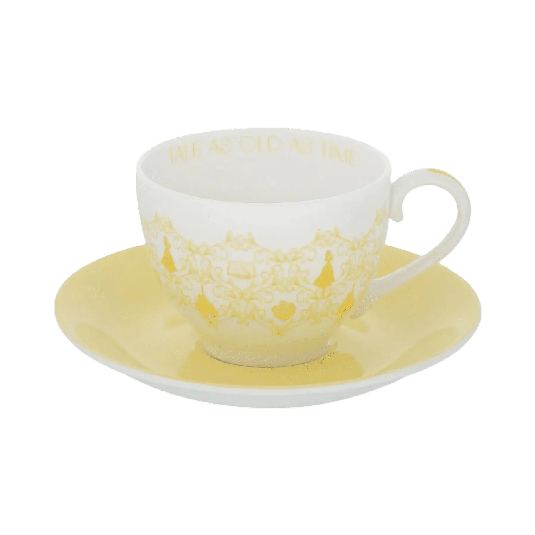 English Ladies Disney Beauty & the Beast Belle Story Cup & Saucer