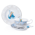 English Ladies Disney Cinderella Wedding 3pc Tea Set