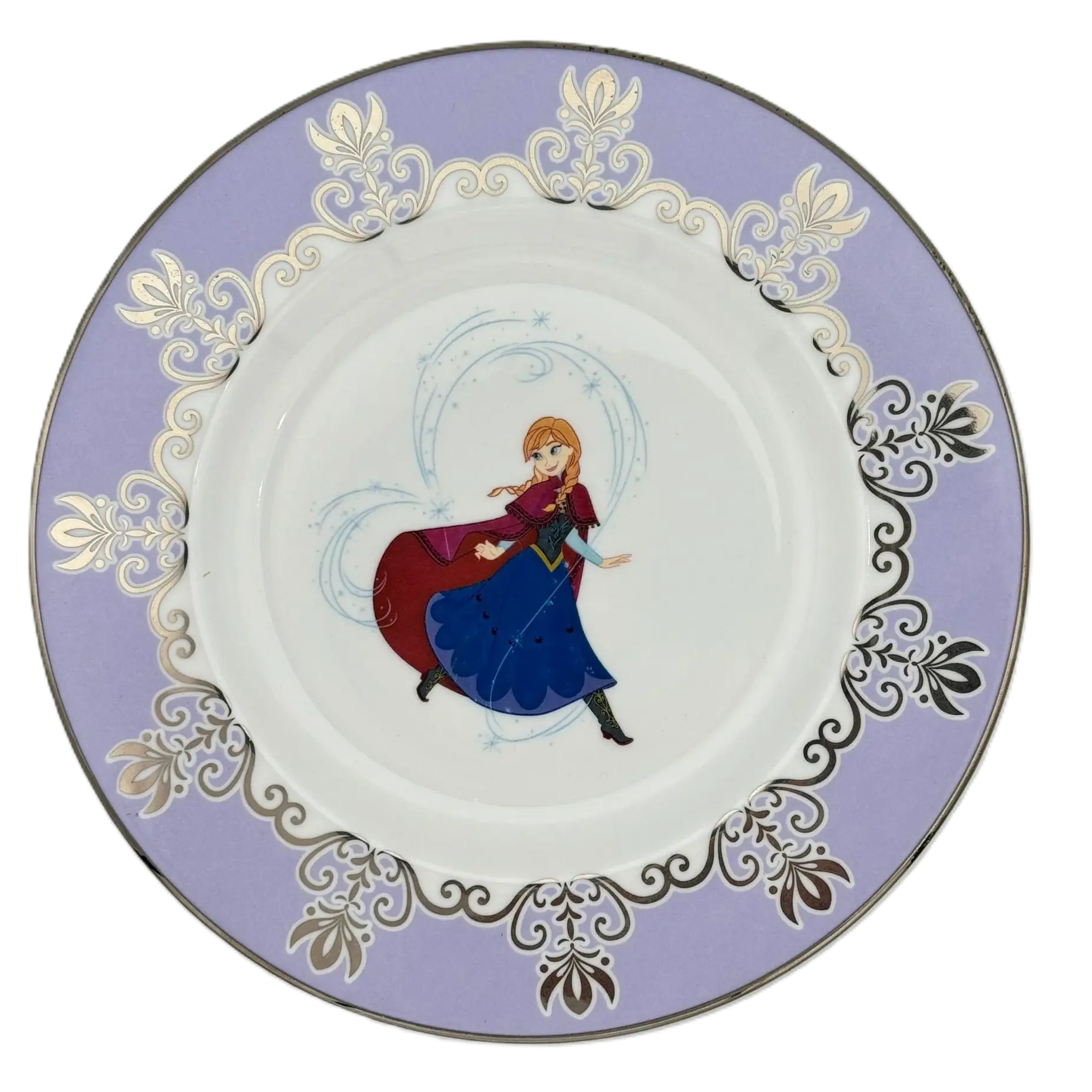 English Ladies Disney Frozen 1 Princess Anna Plate