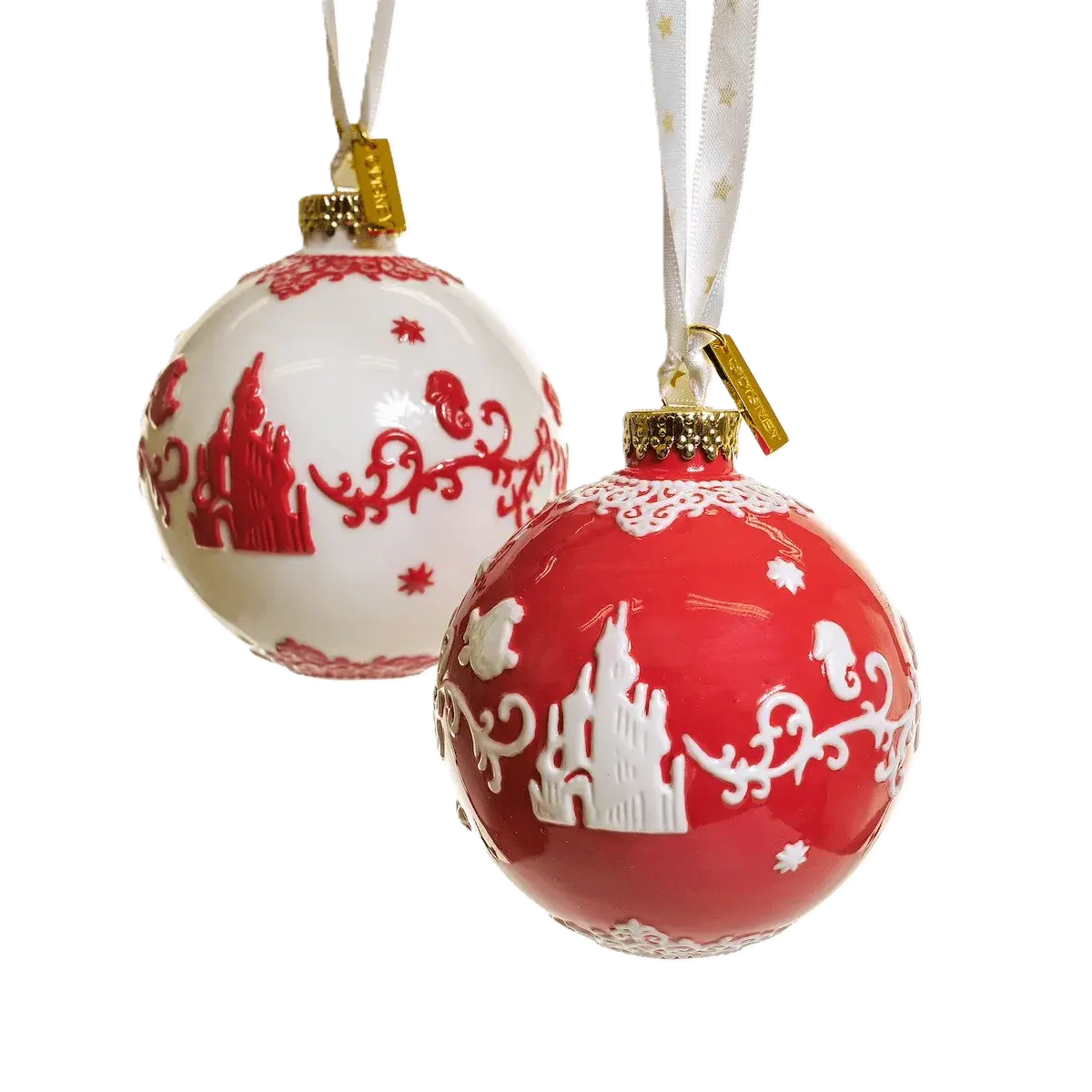 English Ladies Disney Little Mermaid Ariel Christmas Tree Baubles (Set of 2)