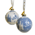 English Ladies Disney Cinderella Christmas Tree Baubles (Set of 2)