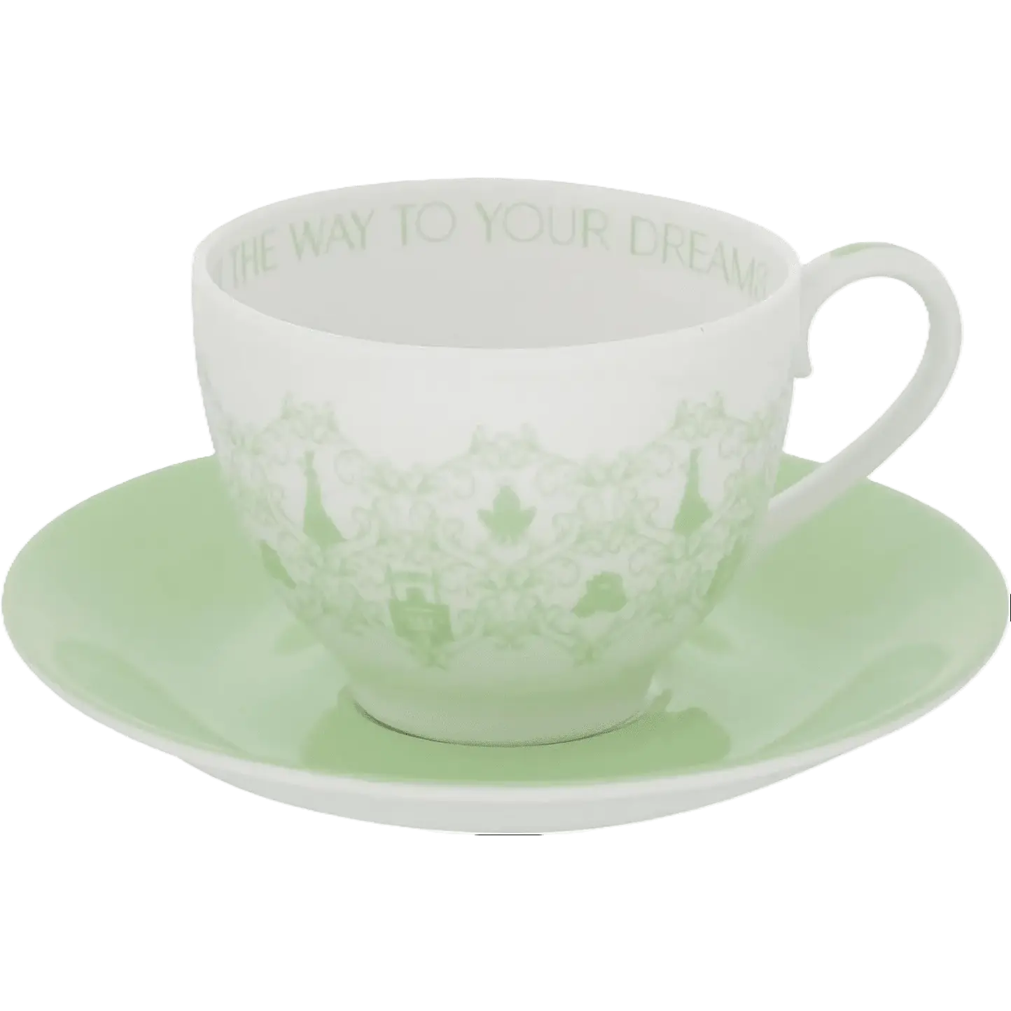 English Ladies Disney Princess & the Frog Tiana Story Cup & Saucer
