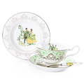 English Ladies Disney Princess & the Frog Tiana Wedding 3pc Tea Set