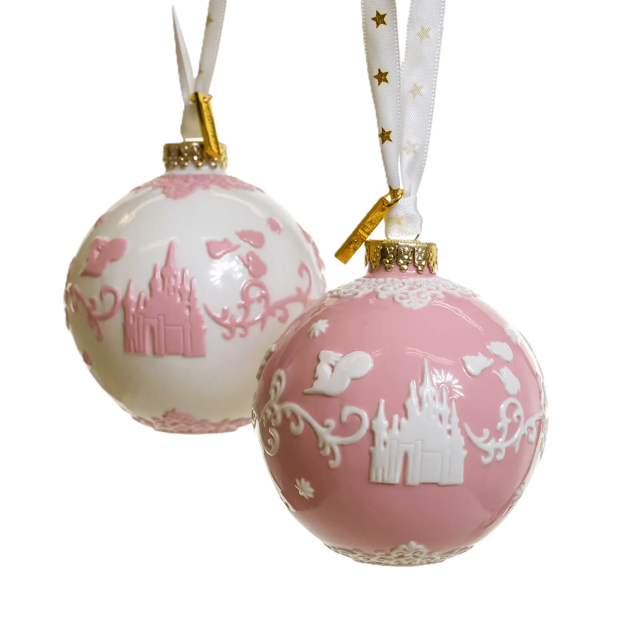 English Ladies Disney Sleeping Beauty Aurora Christmas Tree Baubles (Set of 2)
