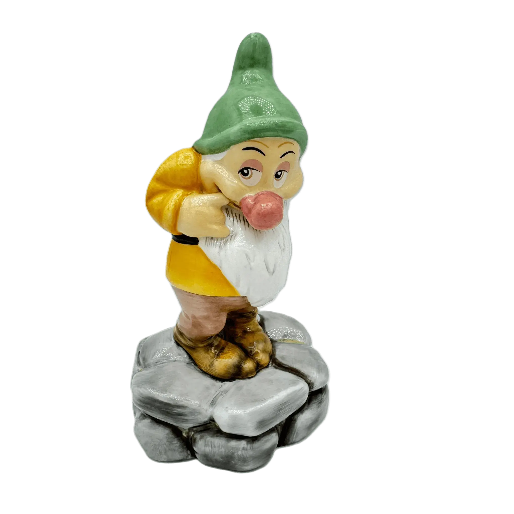 Disney Snow White Dwarf Figurine Diamond Mine Bashful Bone China