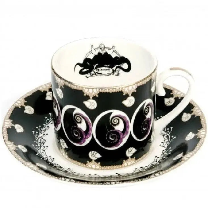 English Ladies Disney Villains Ursula Cup & Saucer