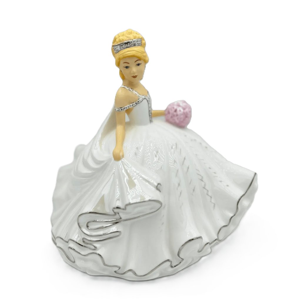 English Ladies Thelma Madine Bride of the Year Mini Figurine : Blonde