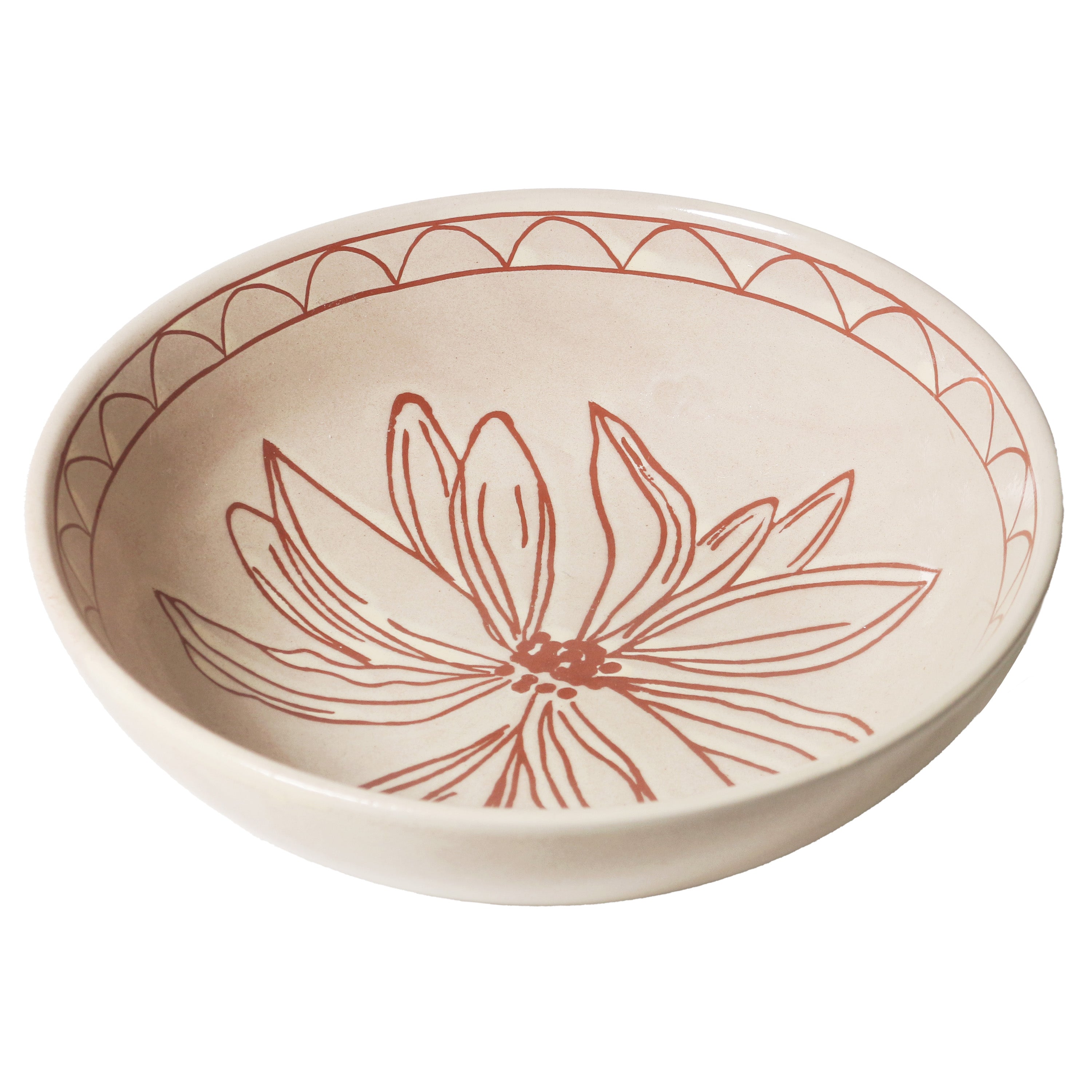 June's Daisy Bowl / Taupe