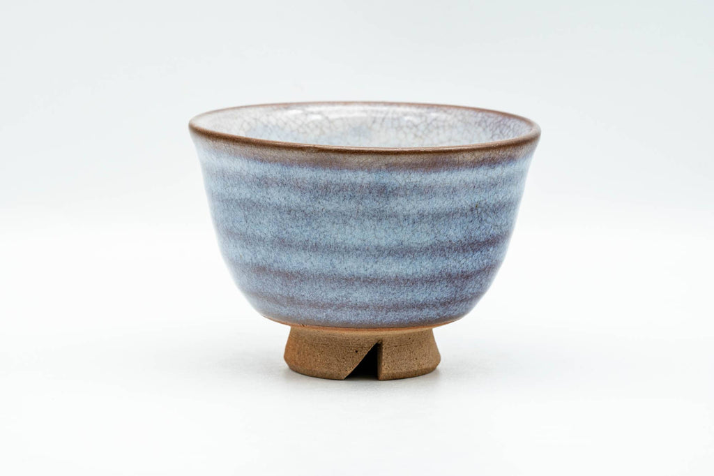 Japanese Teacup - Purple White Glazed Yunomi - 125ml
