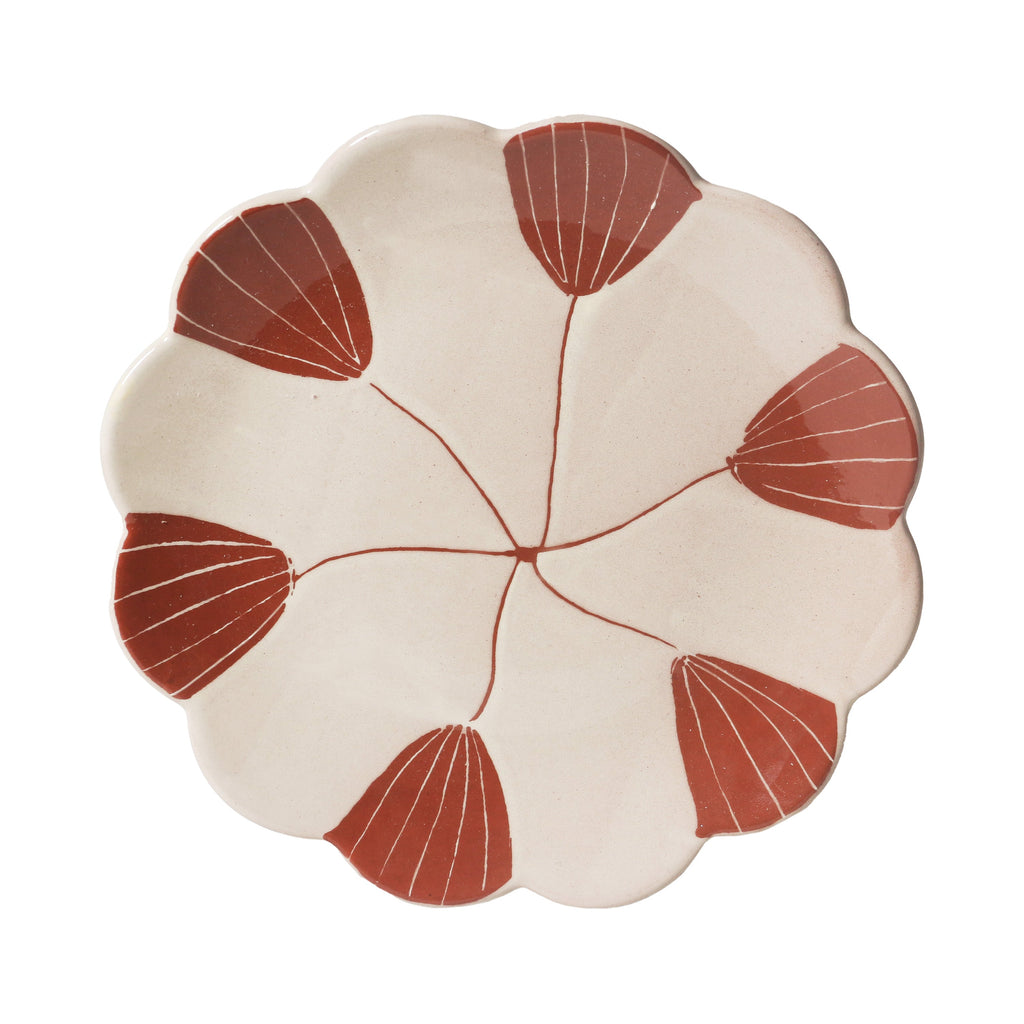 June's Daisy Plate / Fan Flower