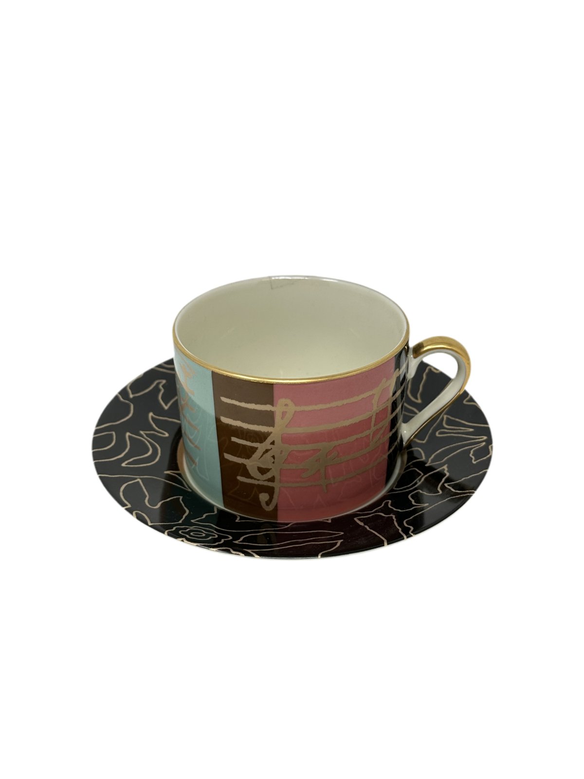 Fitz and Floyd Jeanne Marc Nocturne Cup & Saucer