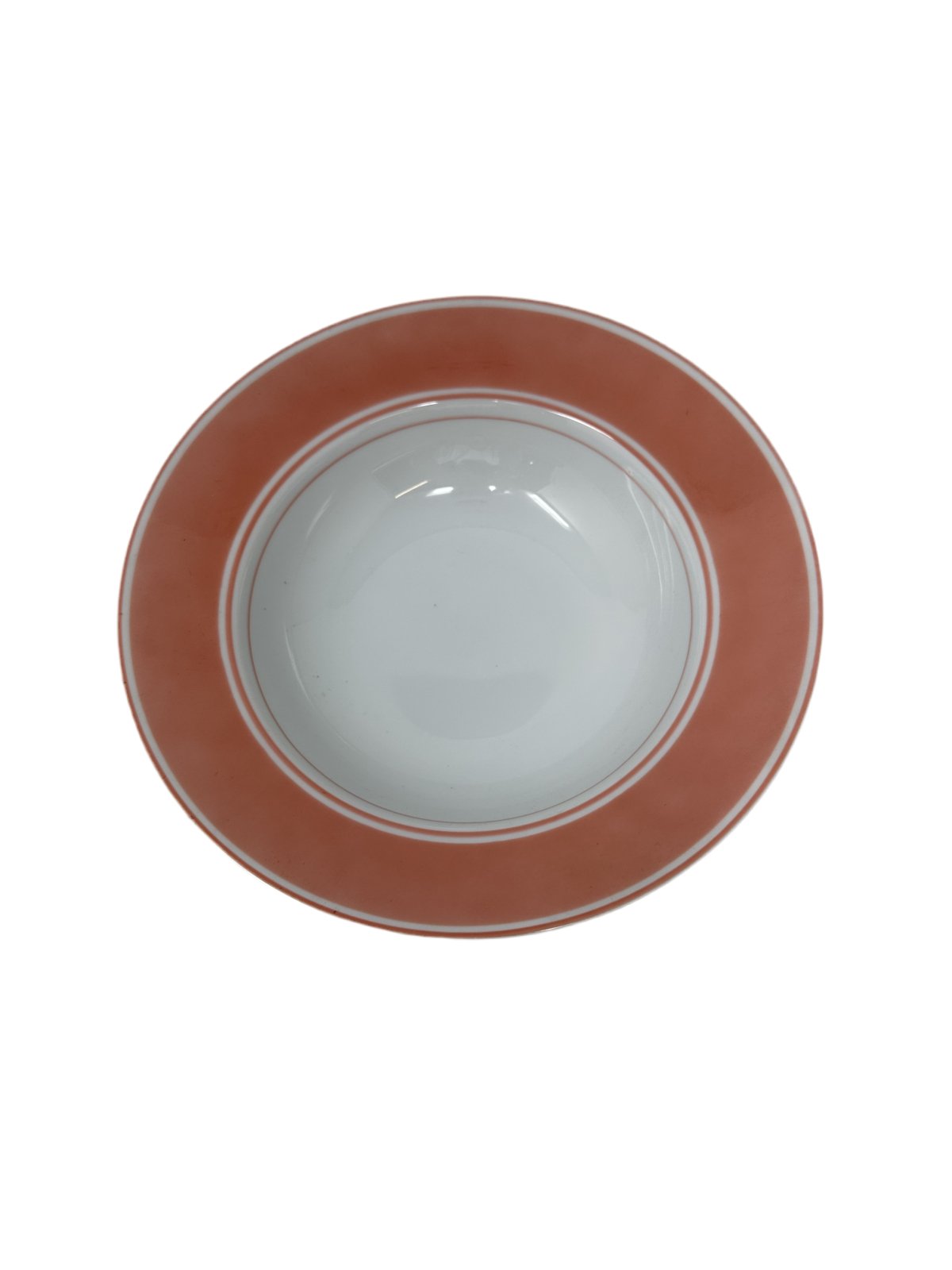 Fitz and Floyd Rondelet Peach Rim Soup
