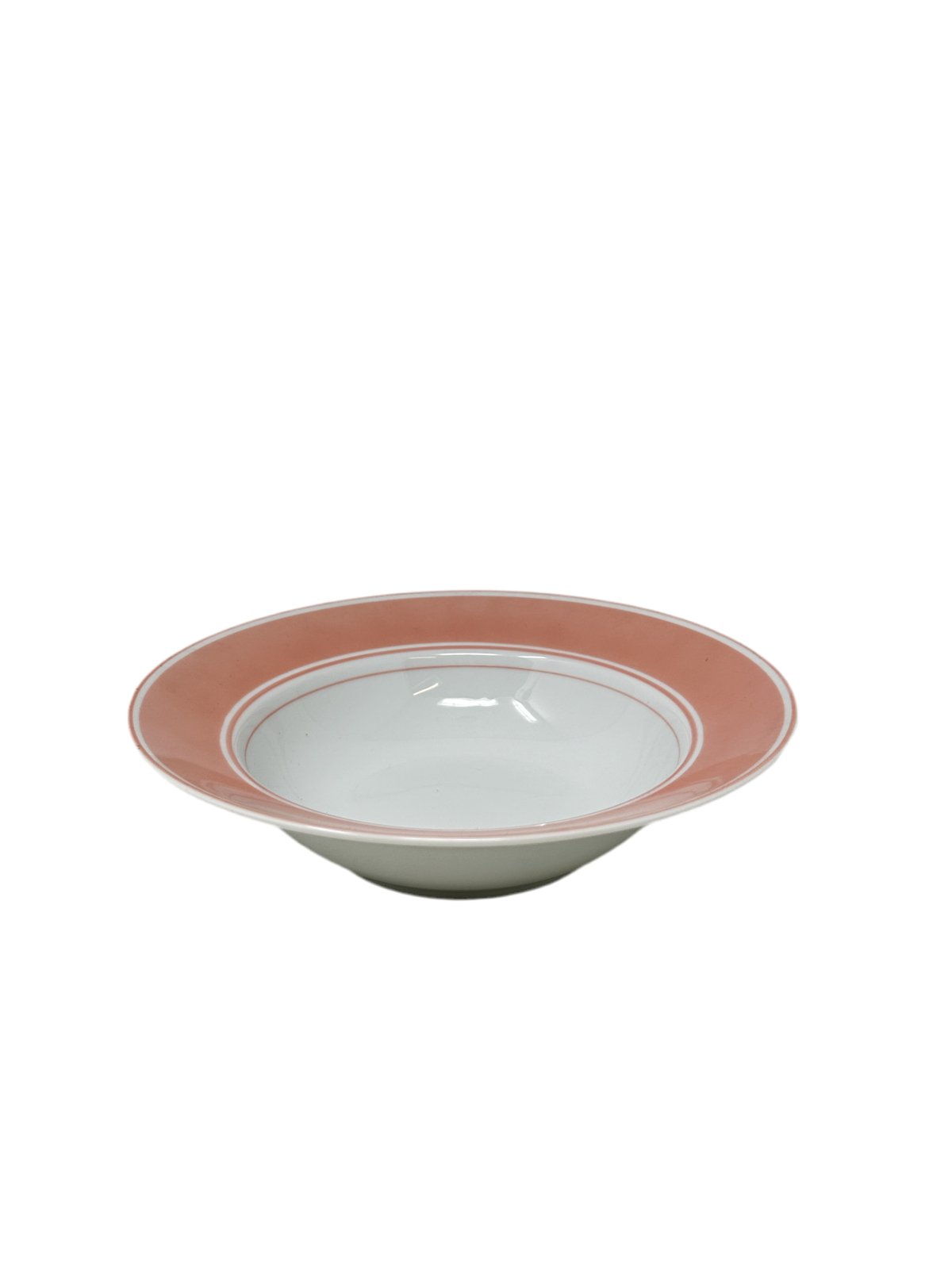 Fitz and Floyd Rondelet Peach Rim Soup
