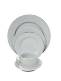 Fitz and Floyd White Shoulders - 5 Piece Place Setting
