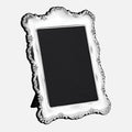 Carrs Sterling Silver Floral Photo Frame