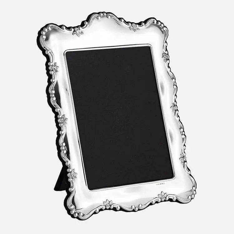Carrs Sterling Silver Floral Photo Frame
