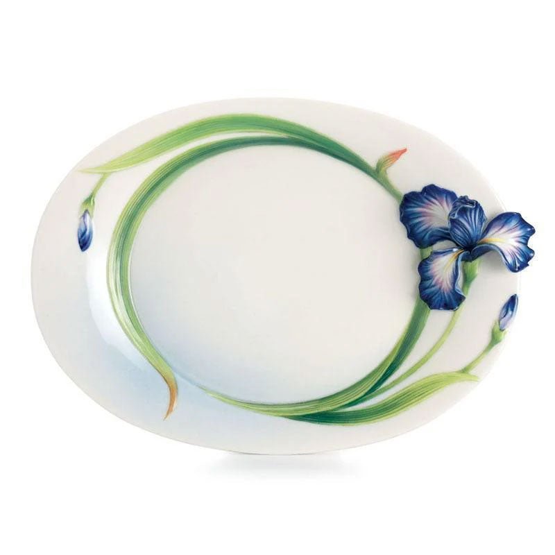 Franz Collection Eloquent Iris Dessert Plate