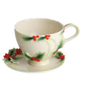 Franz Collection Holly Berries Cup Saucer & Spoon