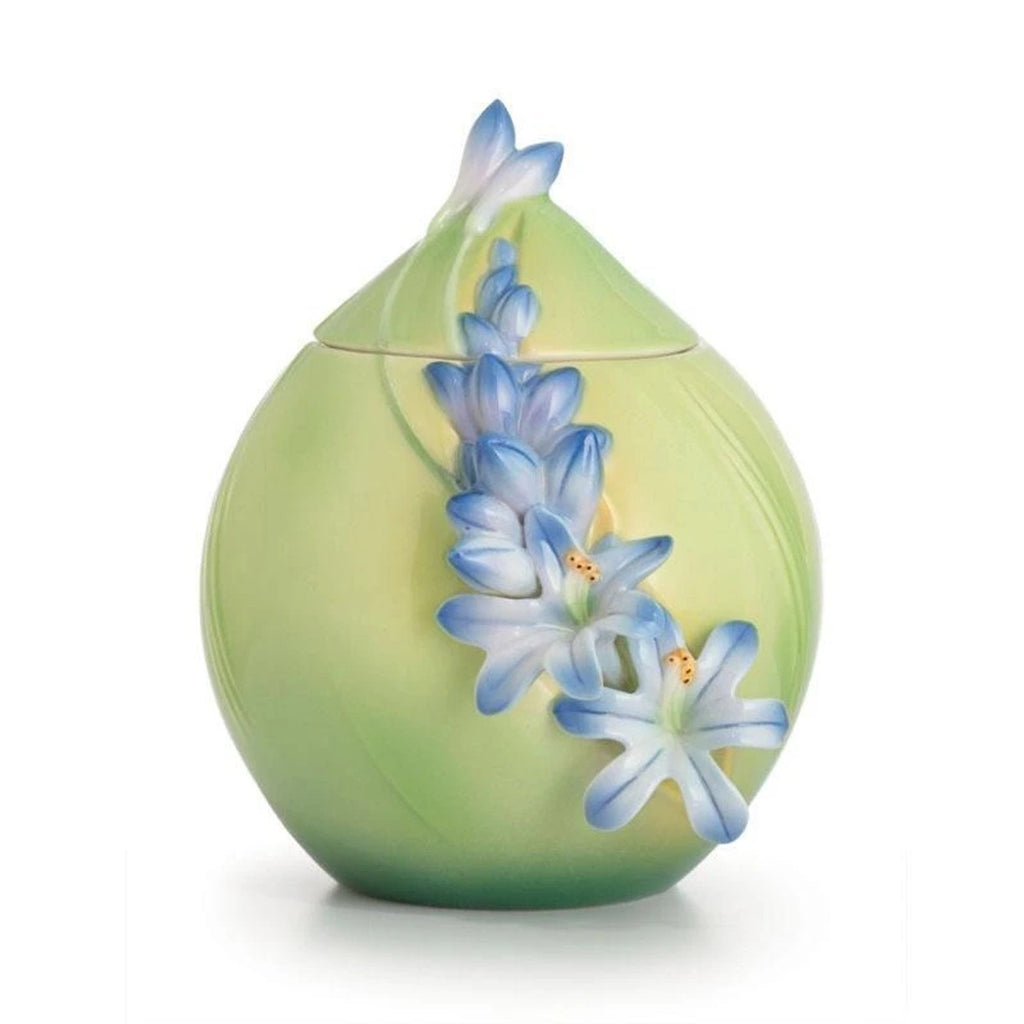 Lily of the Nile Flower Sugar Jar