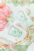 Full Color Wedding Crest Frosted Cups