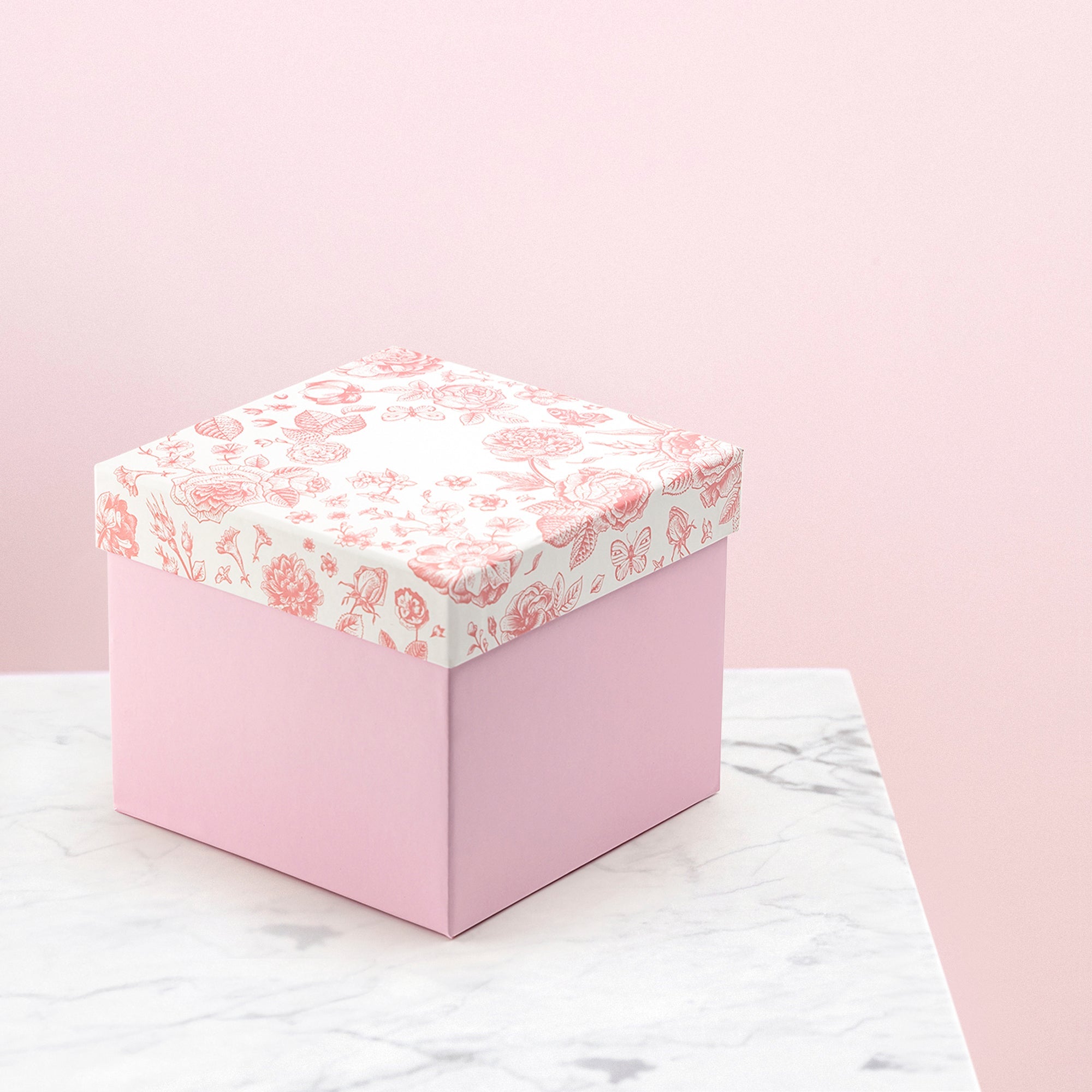 Flower Garden Pink Gift Box - No Logo