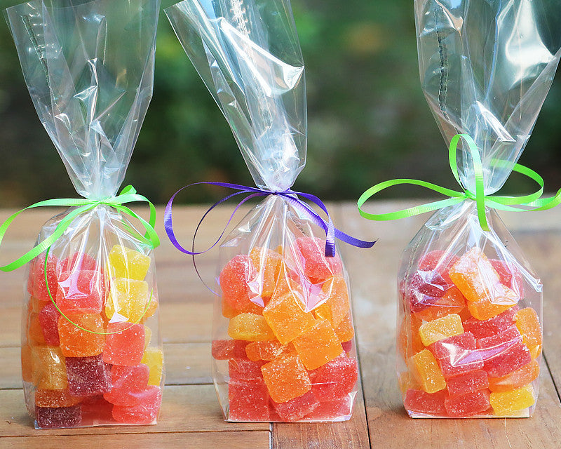 Hard Bottom Candy Bags - Flat bottom (pack of 10)