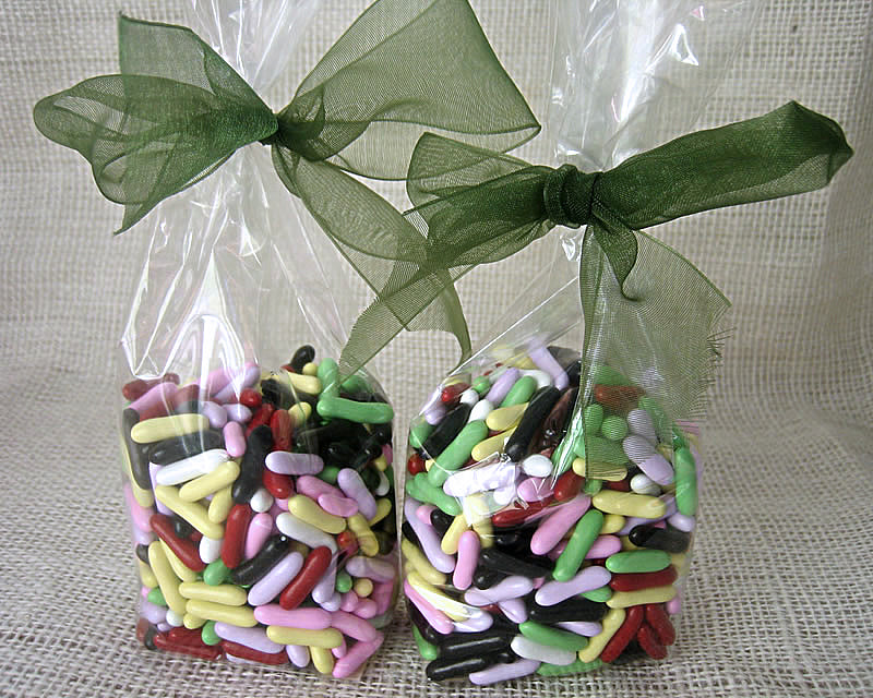 Hard Bottom Candy Bags - Flat bottom (pack of 10)