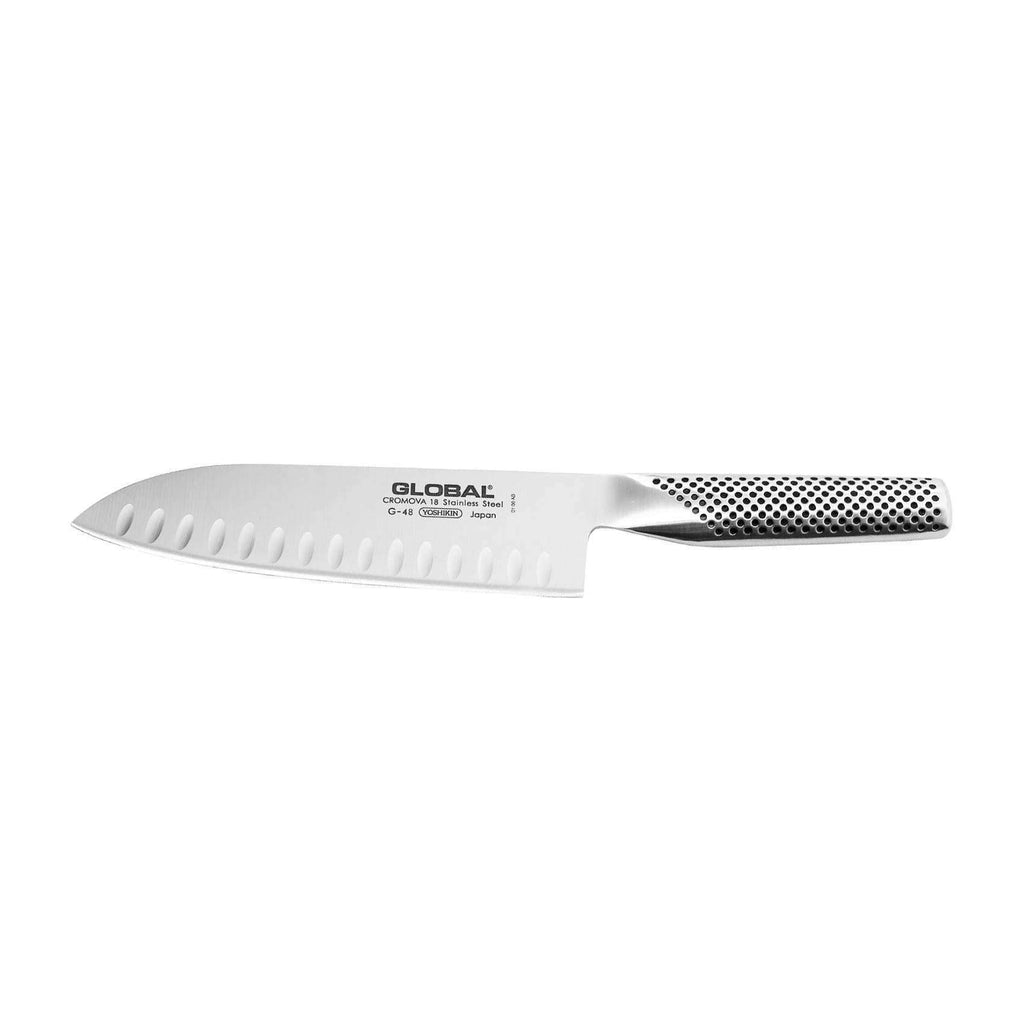 Global - G Series 7" (18cm) Santoku Fluted Knife