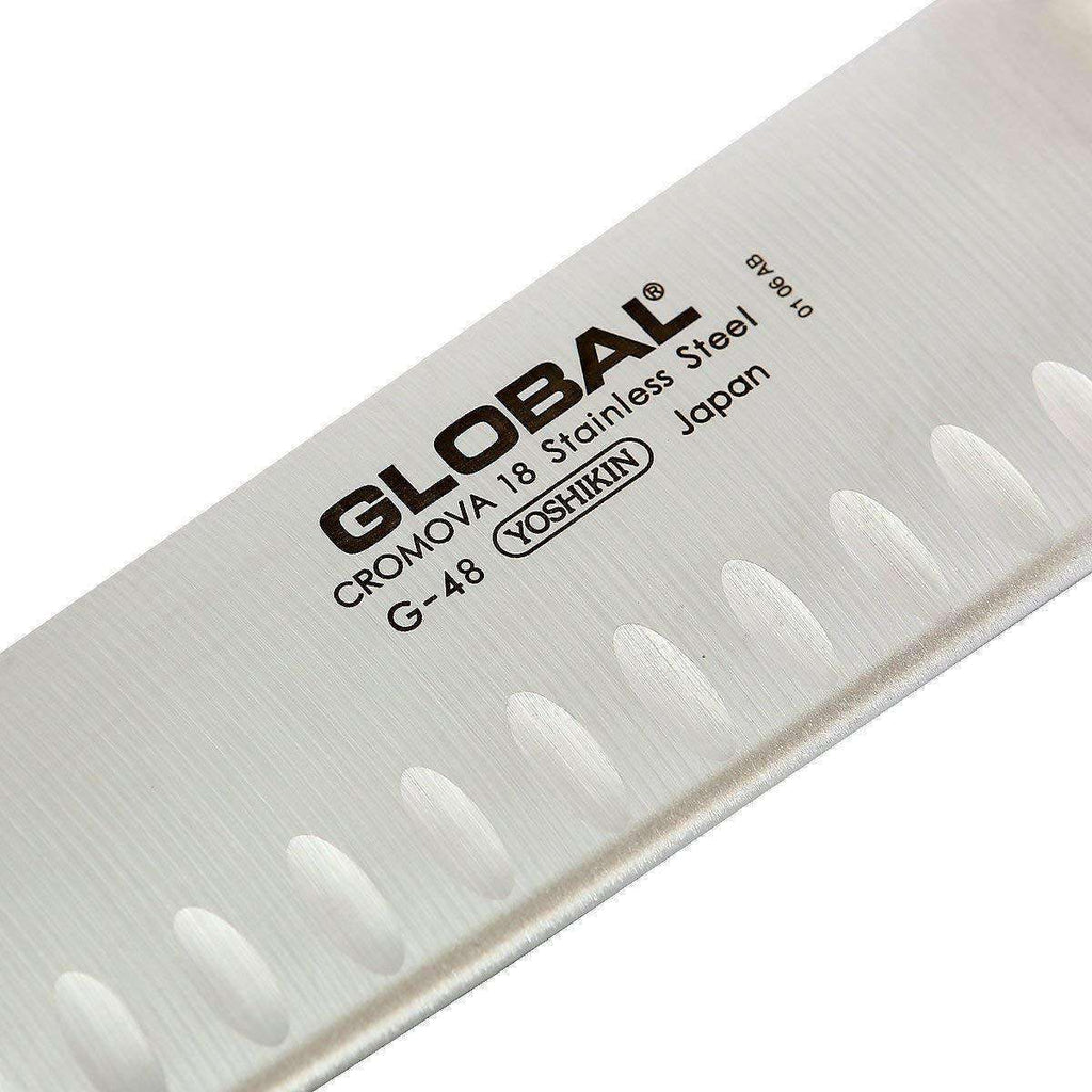 Global - G Series 7" (18cm) Santoku Fluted Knife