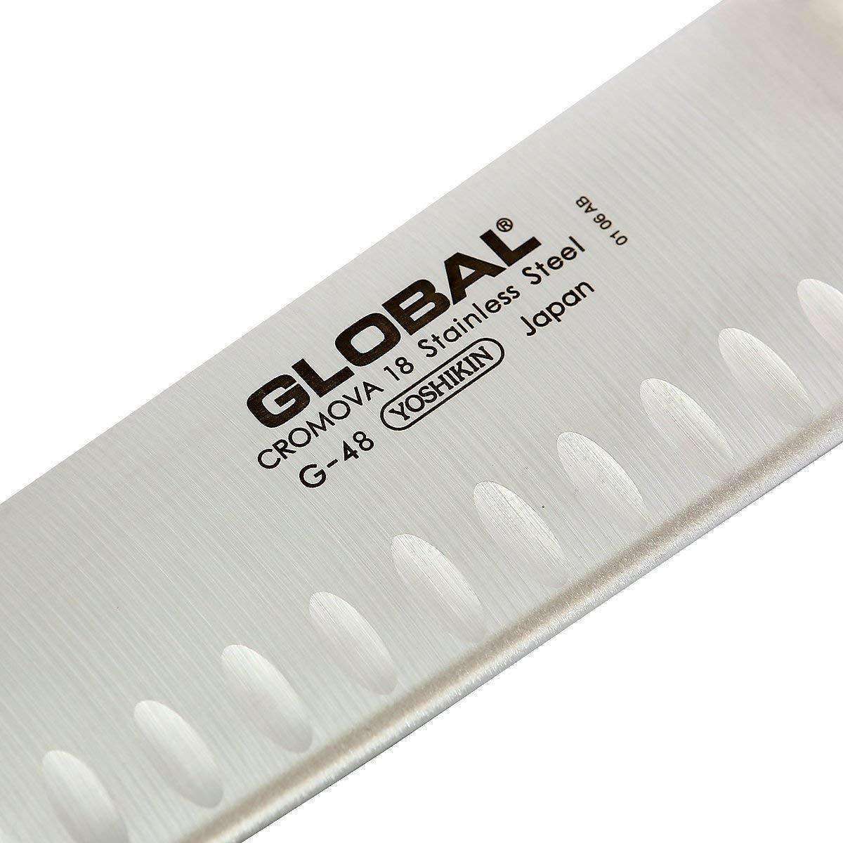 Global - G Series 7" (18cm) Santoku Fluted Knife