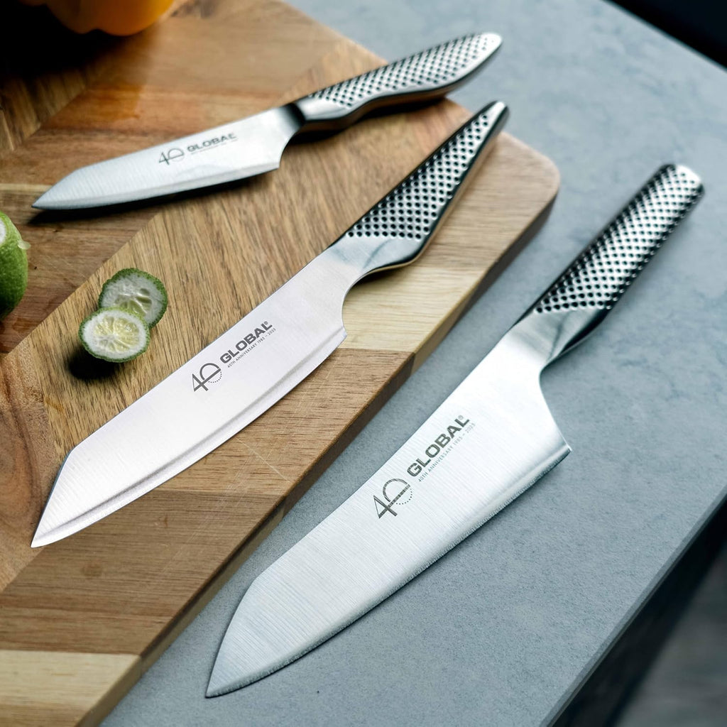 Global Knives 40th Anniversary - 3 Piece Knife Set