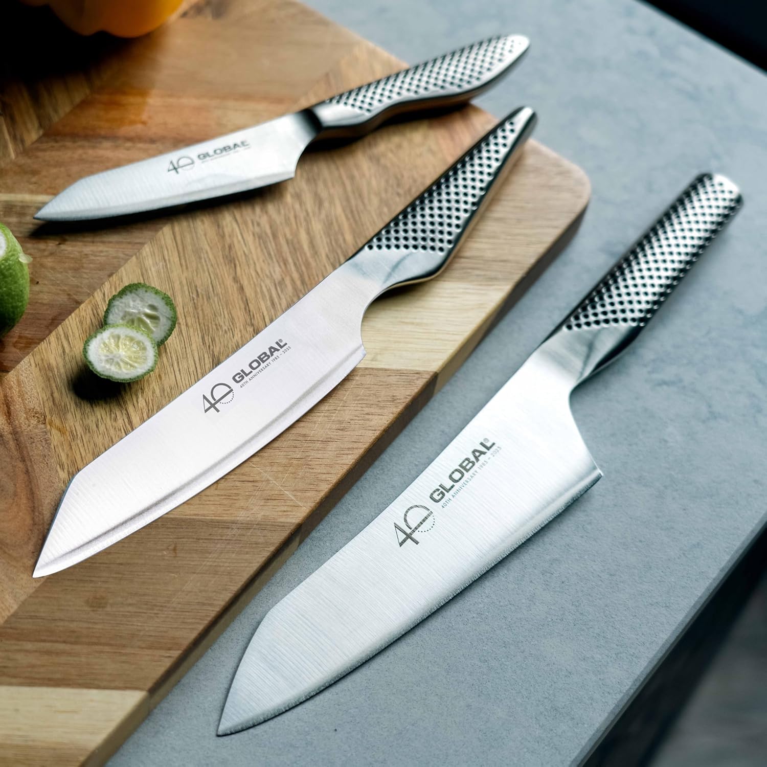 Global Knives 40th Anniversary - 3 Piece Knife Set