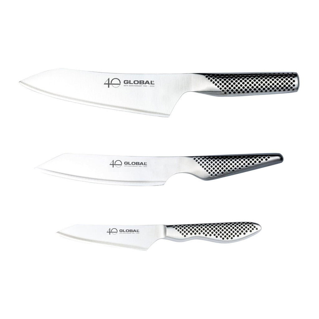 Global Knives 40th Anniversary - 3 Piece Knife Set