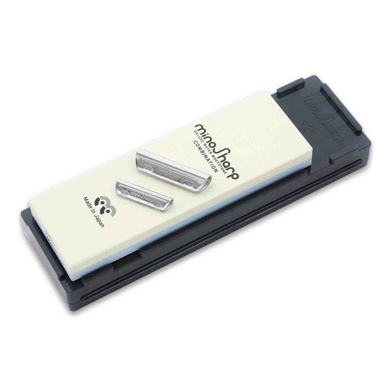 Global Minosharp Deluxe Whetstone Kit (Medium+Super Fine)