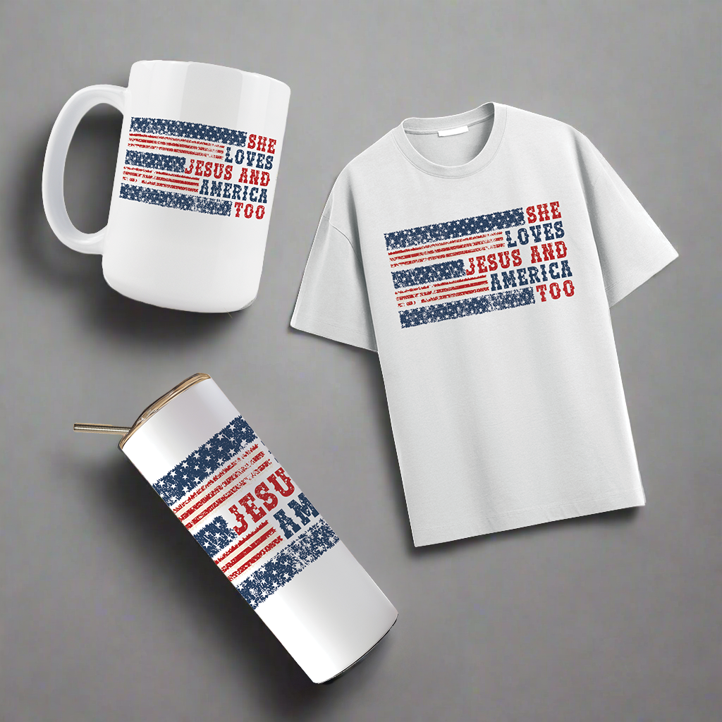 Multi Product Use - Digital Sublimation Designs - Fourth of July
