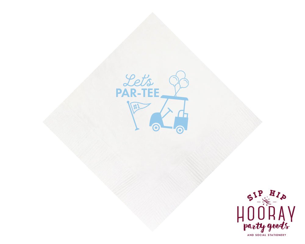 Golf Cart Birthday Par-Tee Napkins