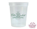 Golf Wedding Crest Custom Stadium Cups