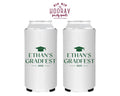 Grad Fest Celebration Slim Foam Can Coolers