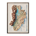 Grand Teton National Park 1965 Shaded Relief Map - No Frame