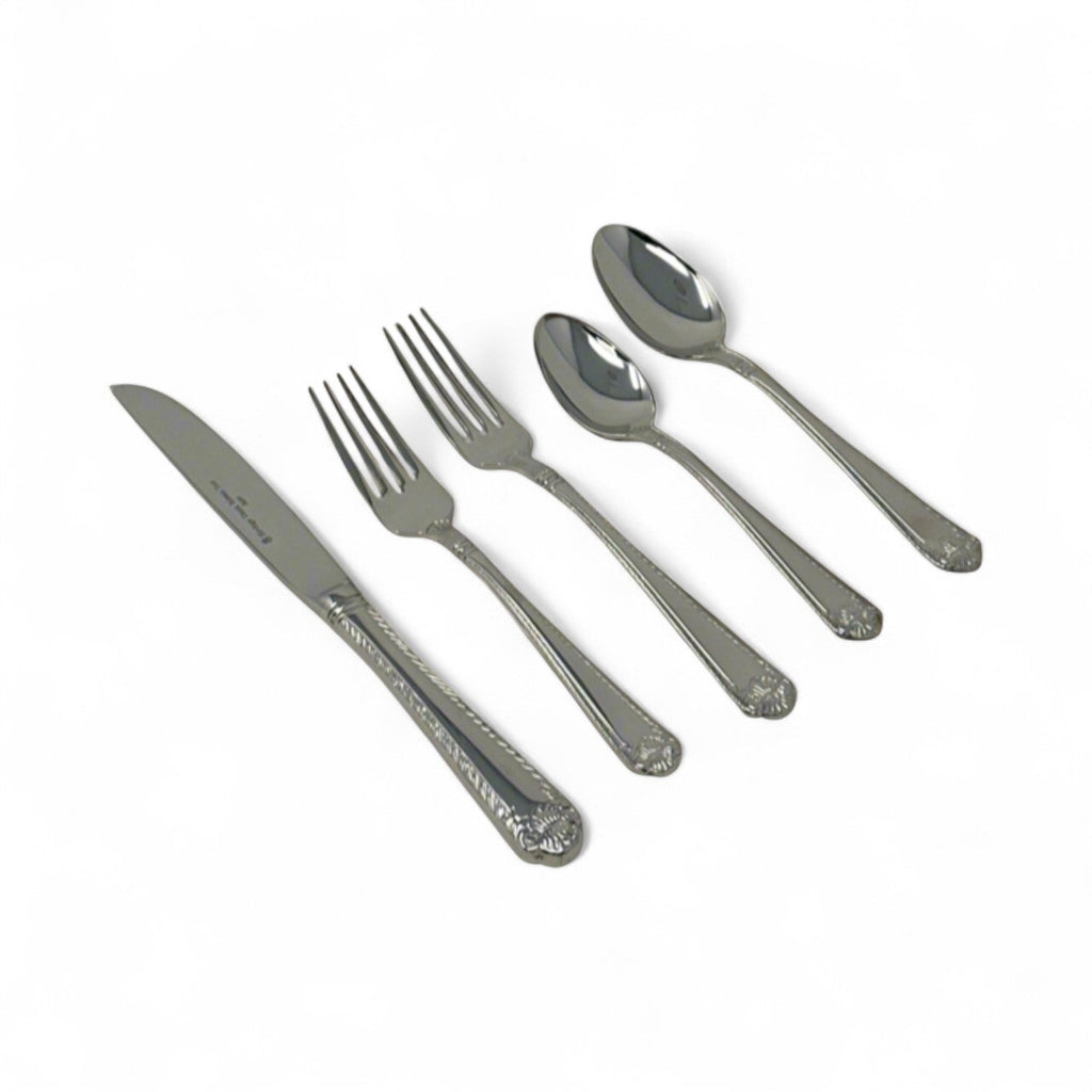 Heritage Stainless Steel Classic Shell - 5 Piece Place Setting