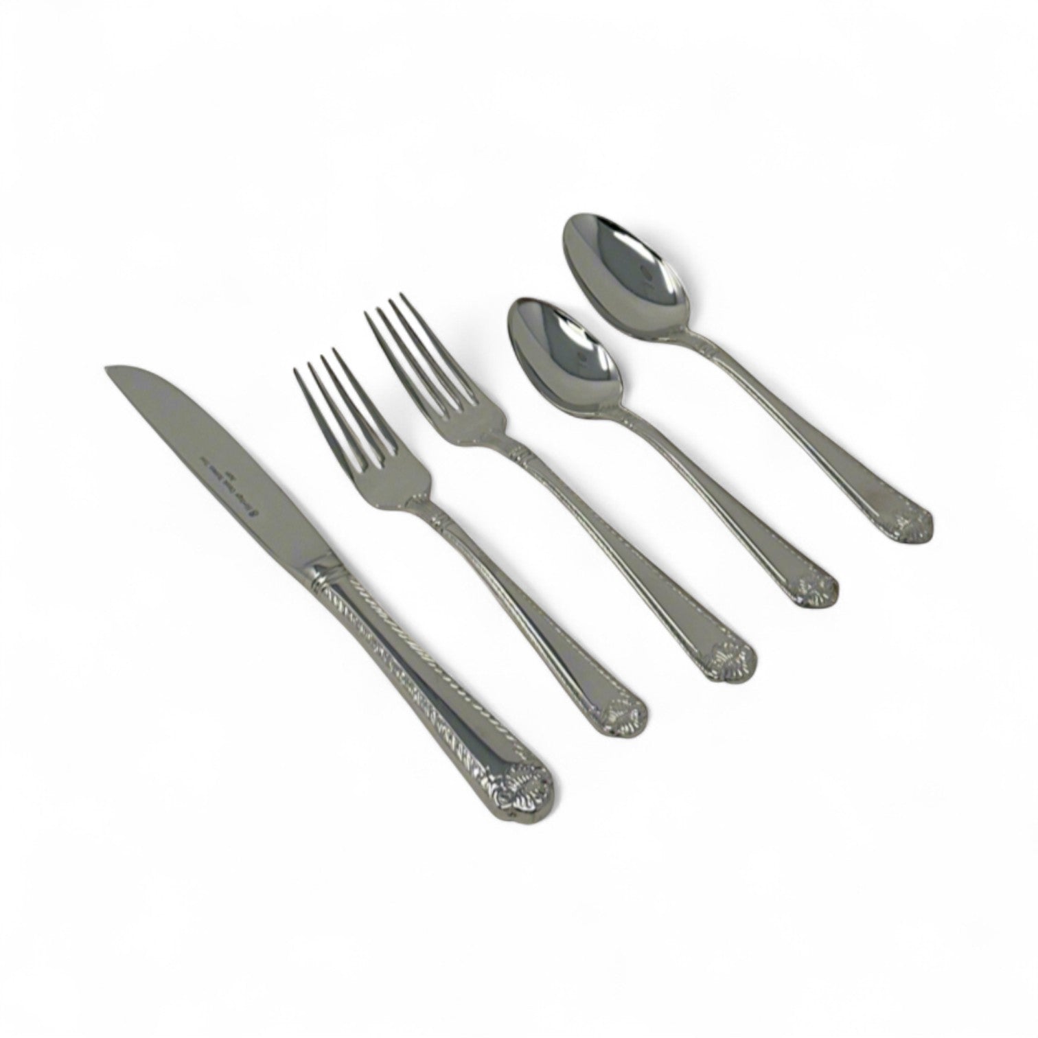 Heritage Stainless Steel Classic Shell - 5 Piece Place Setting