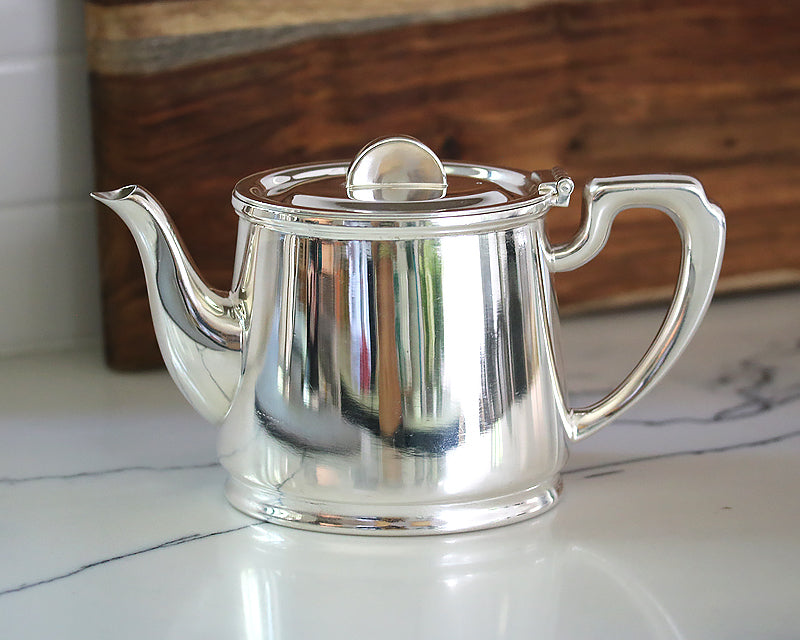 Hôtel Silver Vintage Tea & Coffee Pot - Half Moon Finial