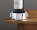 Hôtel Silver Private Label Bottle Coaster with Ring Handles