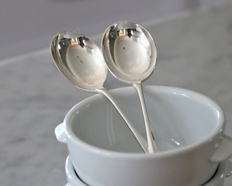 Hôtel Silver Vintage Chowder Spoon
