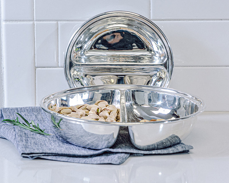 Hôtel Silver Vintage Divided Dish