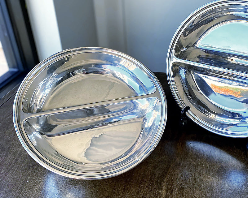 Hôtel Silver Vintage Divided Dish